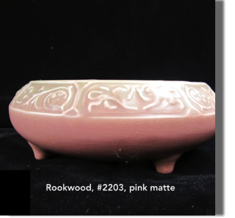 #2203, high pink matte, 'dancing animals(?)